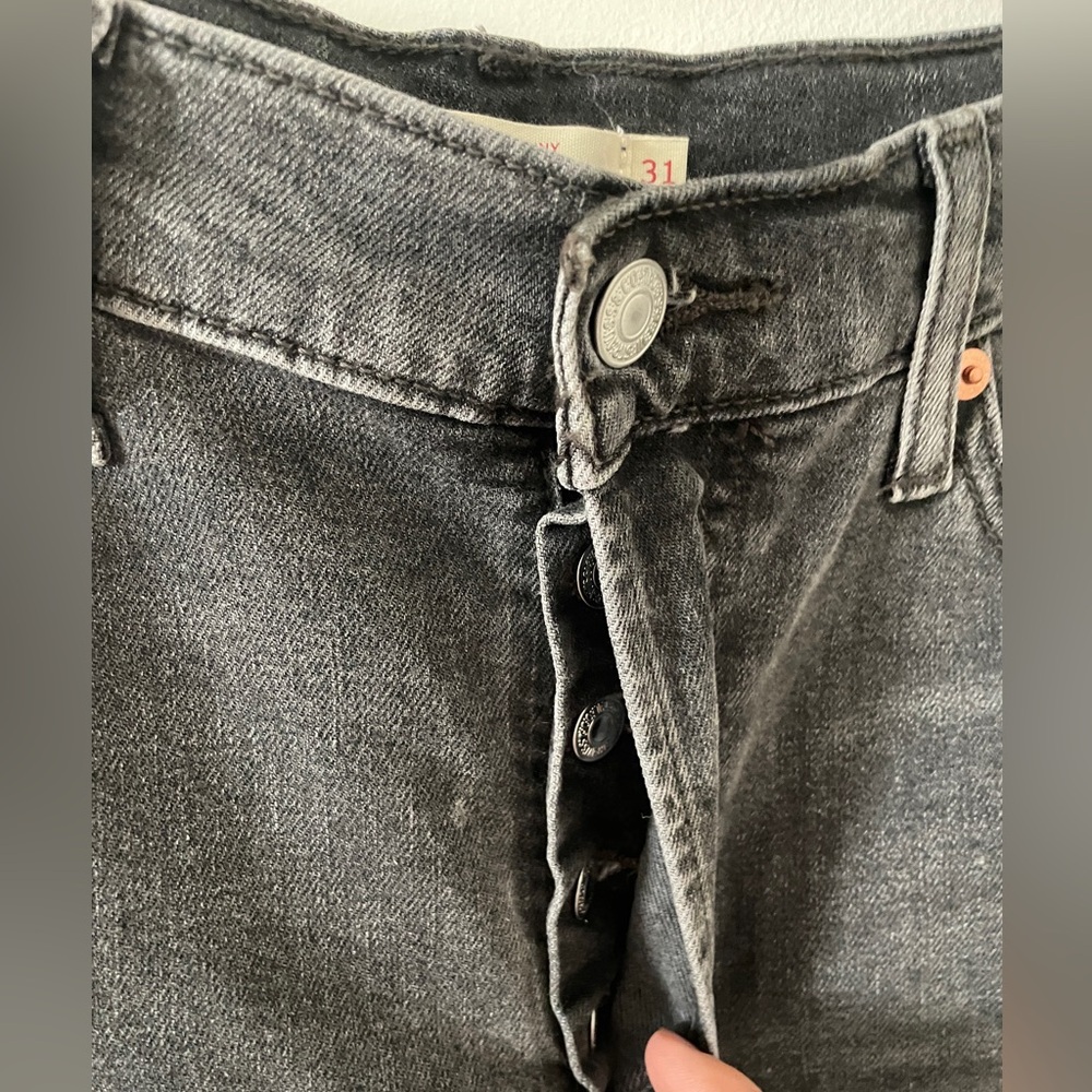 Levi's Wedgie skinny filform women’s Gray Jeans size 31 - Picture 6 of 11